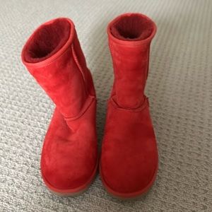 Worn Once!!! Red Uggs